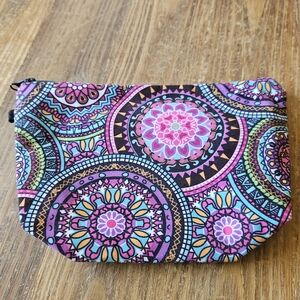 Vibrant Mandala Cosmetic Bag